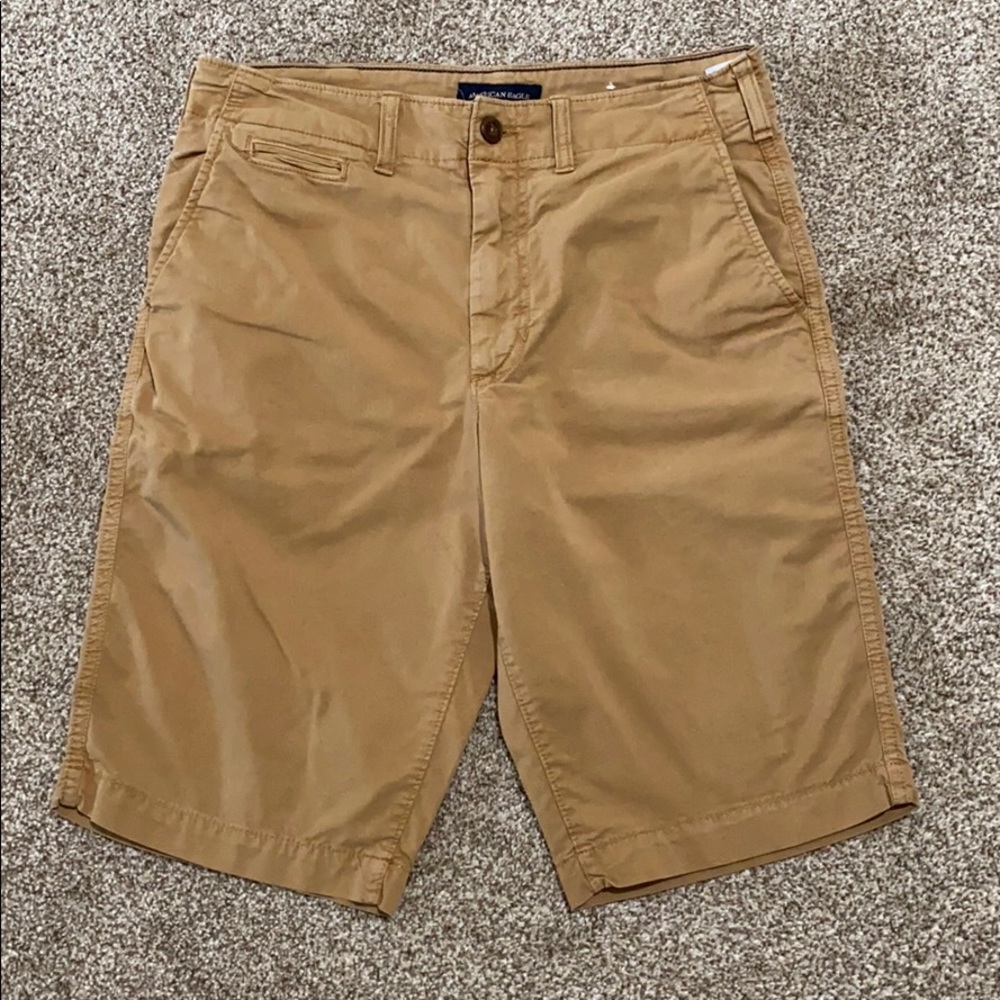 American Eagle Active Flex Fit Khaki Shorts